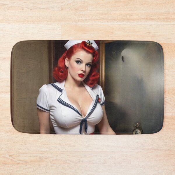 Item preview, Patriotic Pin-Up: Vintage 1940s Coast Guard Beauty designed and sold by MissSaylor.