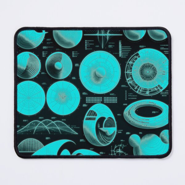 Item preview, Futuristic Sci‑Fi Diagrams Tech Blueprint designed and sold by Jcat7.