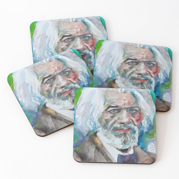 Item preview, FREDERICK DOUGLASS - watercolor portrait .3 designed and sold by lautir.