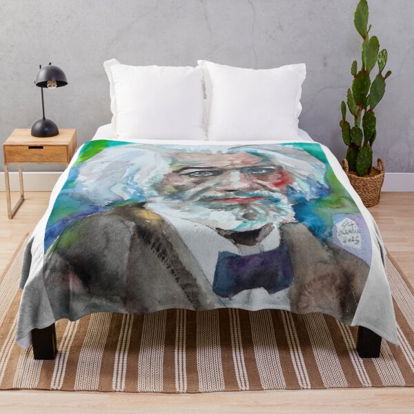 Item preview, FREDERICK DOUGLASS - watercolor portrait .3 designed and sold by lautir.