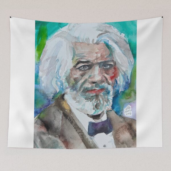 Item preview, FREDERICK DOUGLASS - watercolor portrait .3 designed and sold by lautir.