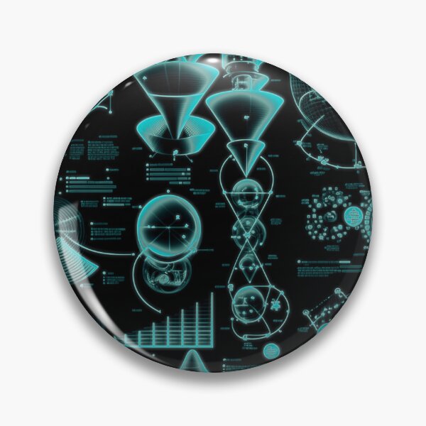 Item preview, Futuristic Sci‑Fi Diagrams Tech Blueprint designed and sold by Jcat7.