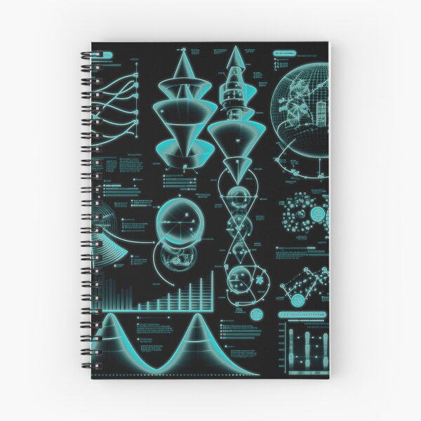 Item preview, Futuristic Sci‑Fi Diagrams Tech Blueprint designed and sold by Jcat7.