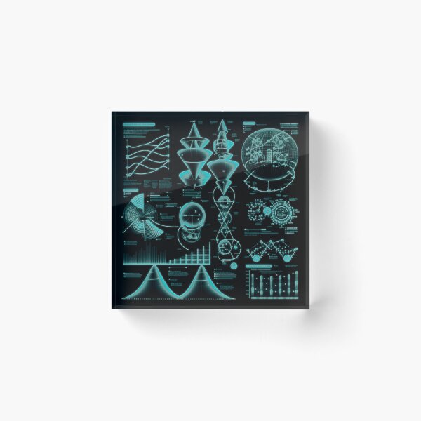 Item preview, Futuristic Sci‑Fi Diagrams Tech Blueprint designed and sold by Jcat7.