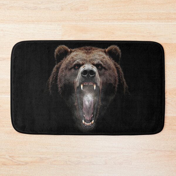 Item preview, Grizzly Bear Hike Camp Vintage Angry Brown Bear designed and sold by JRRTs.