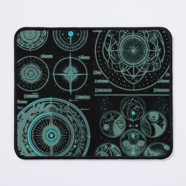 Item preview, Futuristic Sci‑Fi Diagrams Tech Blueprint designed and sold by Jcat7.