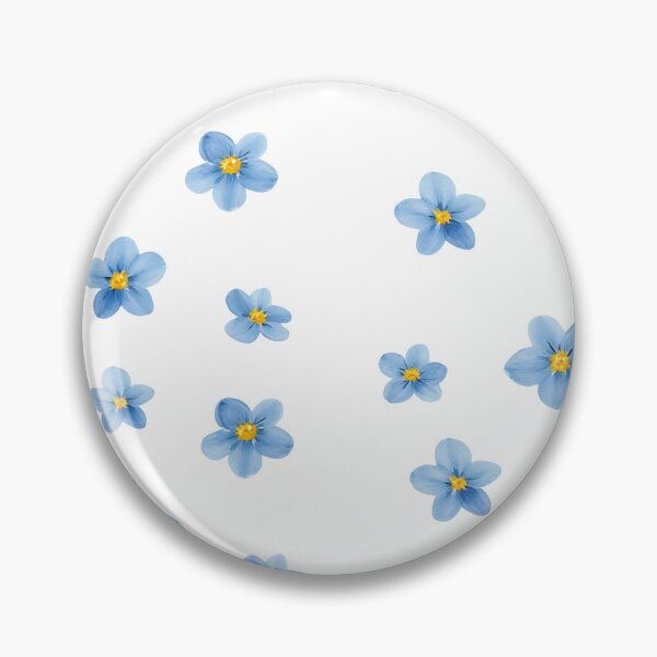 Item preview, Forget Me Not Blue Flowers Watercolor Illustration – Delicate Floral Design designed and sold by PnrArtDesign.