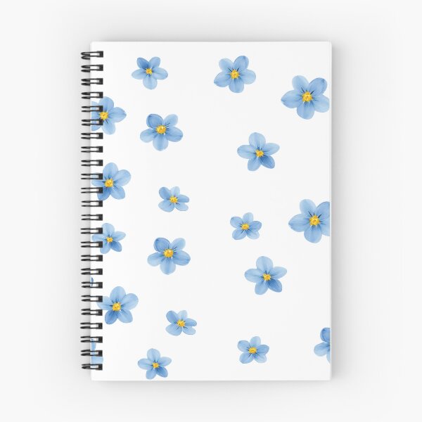 Item preview, Forget Me Not Blue Flowers Watercolor Illustration – Delicate Floral Design designed and sold by PnrArtDesign.
