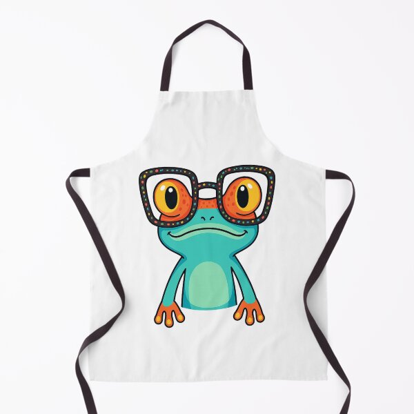 Item preview, Cool Cartoon Frog with Funky Glasses designed and sold by Sadia Jannat.