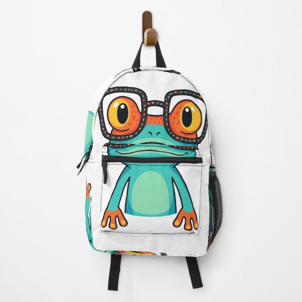Item preview, Cool Cartoon Frog with Funky Glasses designed and sold by Sadia Jannat.