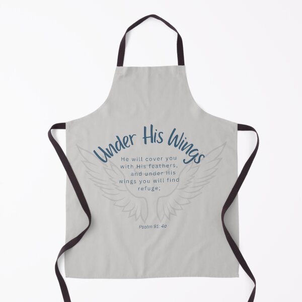 Item preview, Under His Wings – Psalm 91:4 Christian Encouragement Design designed and sold by Liza36designs.