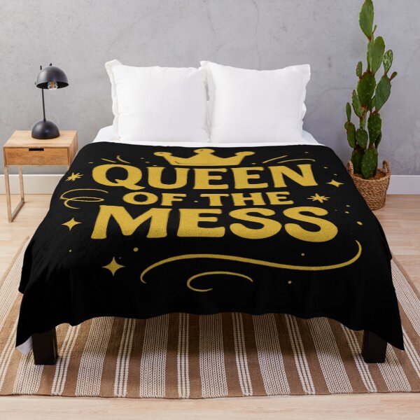 Item preview, Queen of the Mess – Gold Crown Chaos Design designed and sold by Still Thriving Club.