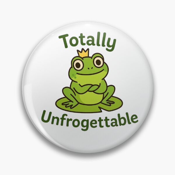 Item preview, Totally Unfrogettable Funny Frog designed and sold by Myra365Art.