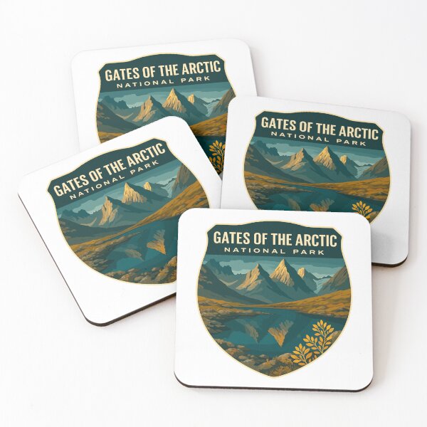 Item preview, Gates of the Arctic National Park Retro Wilderness Sticker designed and sold by Ismeal Von.