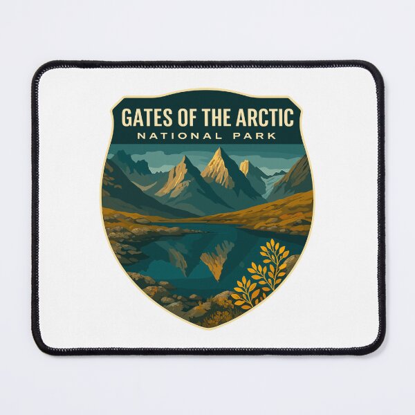Item preview, Gates of the Arctic National Park Retro Wilderness Sticker designed and sold by Ismeal Von.