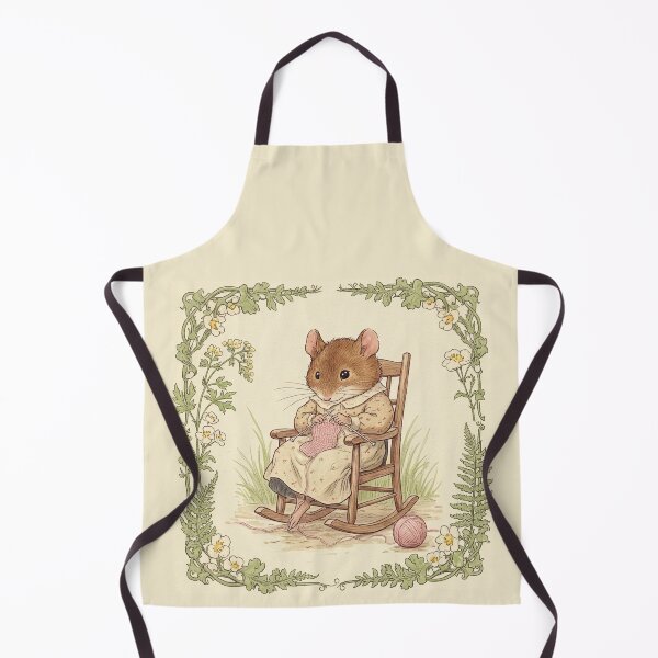 Item preview, The knitting mouse lady designed and sold by Pasteltone.