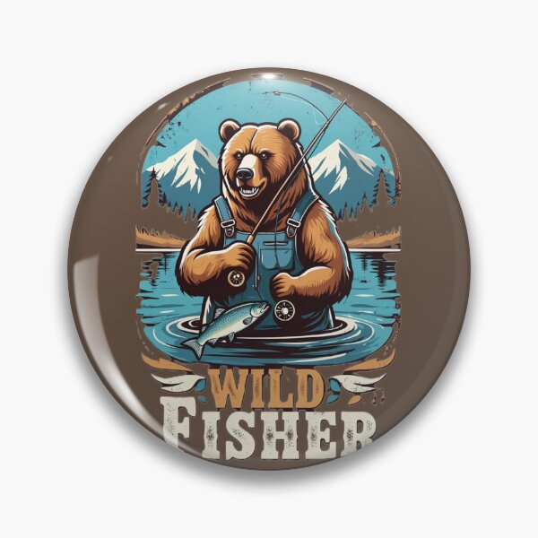 Item preview, wild fisherman designed and sold by StyleToTheBones.