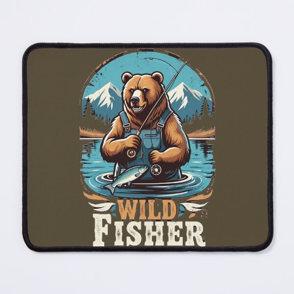 Item preview, wild fisherman designed and sold by StyleToTheBones.