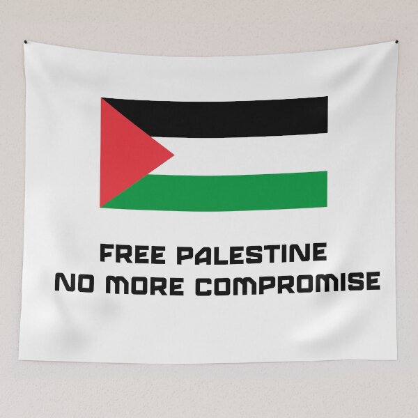 Item preview, Free Palestine – No More Compromise designed and sold by PodiShop.