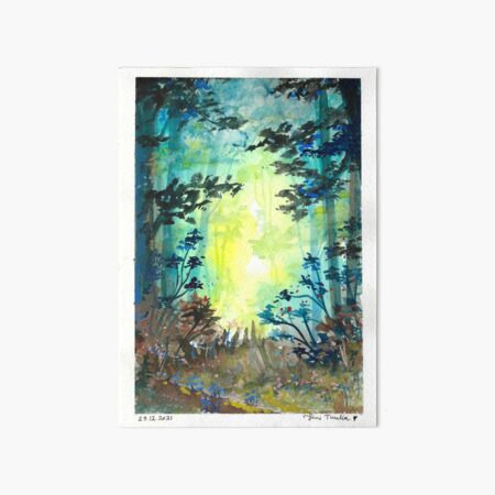 Vista previa del artículo con la obra «Bosque de elfos», diseñado y vendido por sinituulia.