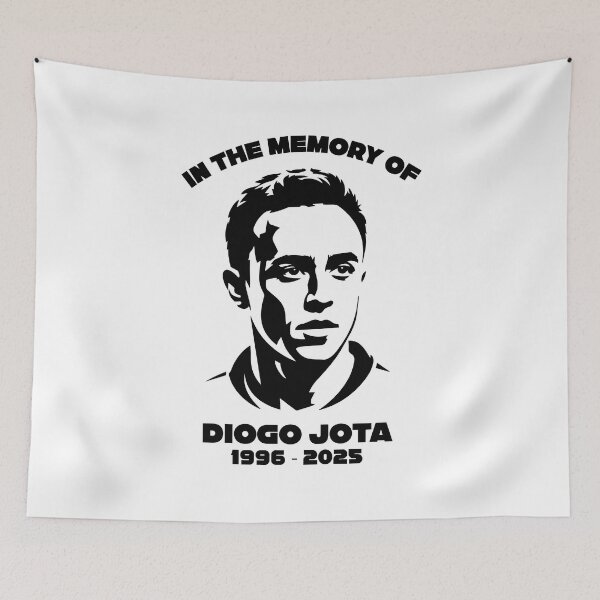 Item preview, In Memory of Diogo Jota - Fan Art Tribute designed and sold by Cannaxes Studio.
