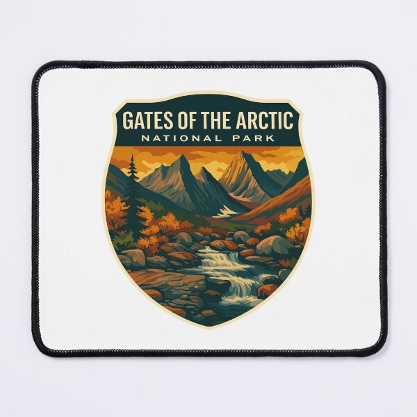 Item preview, Gates of the Arctic National Park Retro Wilderness Sticker designed and sold by Ismeal Von.