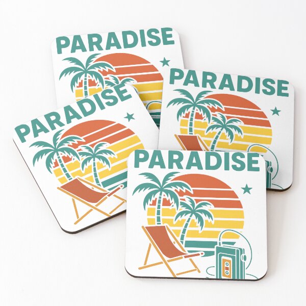 Item preview, Offline Paradise – Retro Sunset Vibes designed and sold by TinyDoodles.