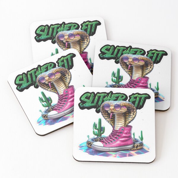 Item preview, Slither Fit – Snake Style Sticker designed and sold by Imaginarium of Chaos falcon88 .