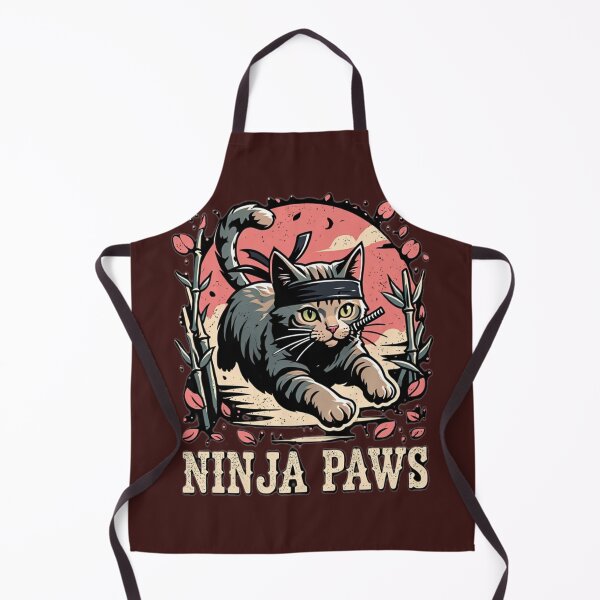 Item preview, ninja cat designed and sold by StyleToTheBones.