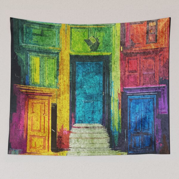 Item preview, Abstract doors designed and sold by kinpirks.