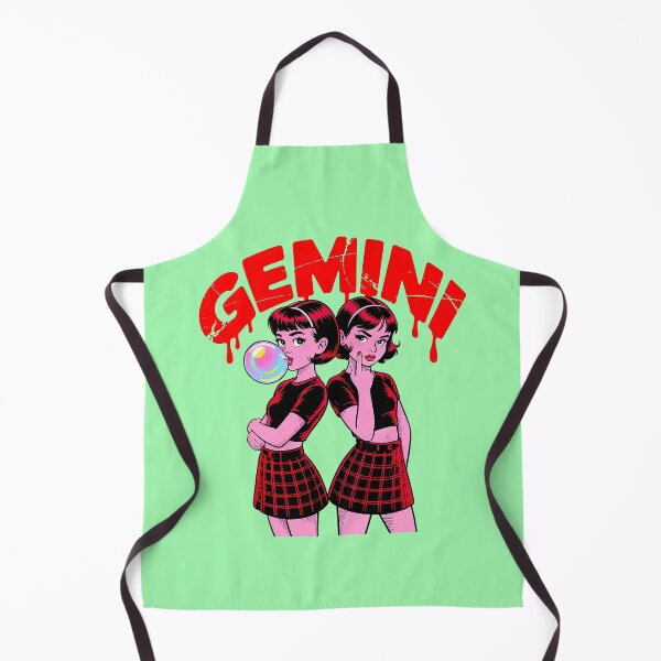 Item preview, Gemini Zodiac Twins with Attitude Design designed and sold by Amanda's Factory.