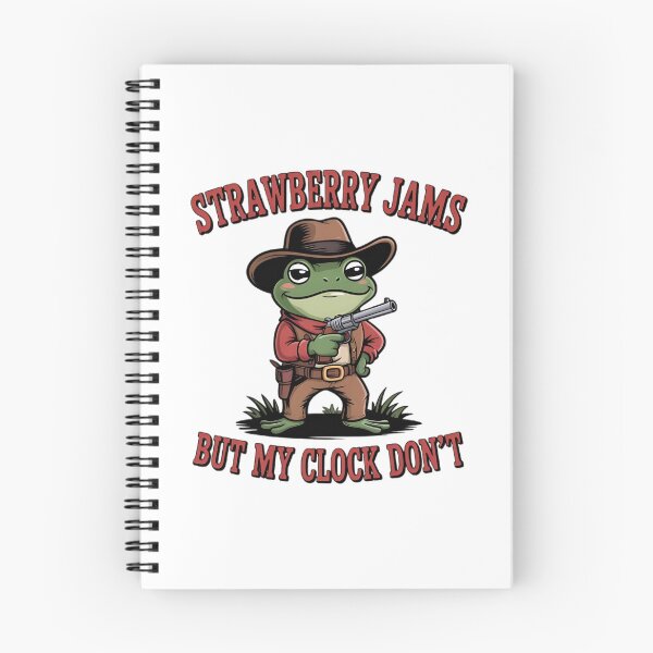 Item preview, Strawberry Jams But My Glock Don't - Cowboy Frog - Country Humor - Funny Western  designed and sold by Moad Fahim.