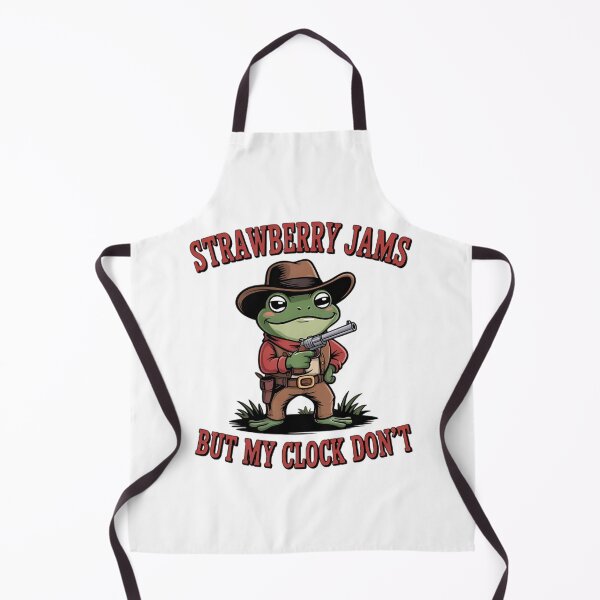 Item preview, Strawberry Jams But My Glock Don't - Cowboy Frog - Country Humor - Funny Western designed and sold by Moad Fahim.
