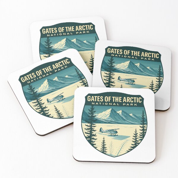 Item preview, Gates of the Arctic National Park Retro Wilderness Sticker designed and sold by Ismeal Von.