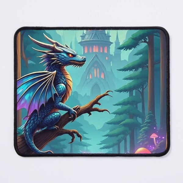 Item preview, Dragon's Vigil: Guardian of the Enchanted Forest" designed and sold by Vandy Fullam.