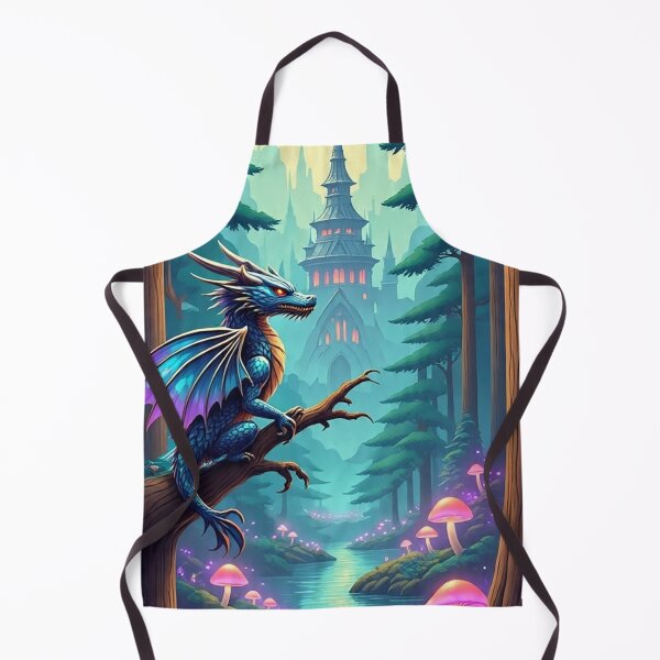 Item preview, Dragon's Vigil: Guardian of the Enchanted Forest" designed and sold by Vandy Fullam.