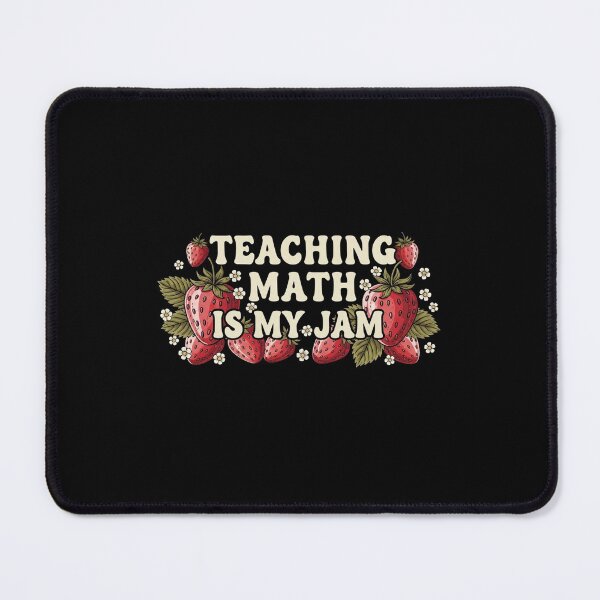 Item preview, Teaching Math Is My Jam Retro Strawberry Aesthetic designed and sold by MotivaChic.
