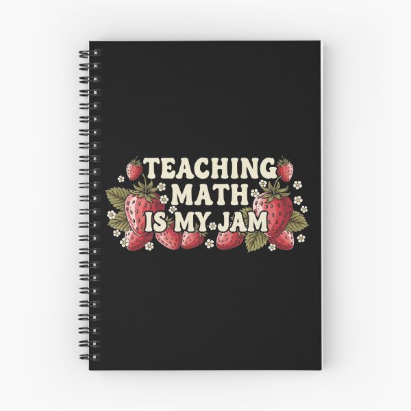 Item preview, Teaching Math Is My Jam Retro Strawberry Aesthetic designed and sold by MotivaChic.