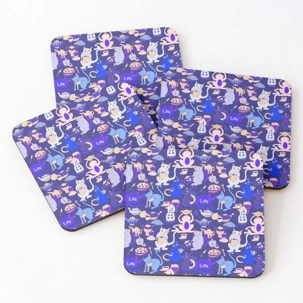 Item preview, Cats breakfast tea party	 designed and sold by Alessandro Remo Mazzoni Remotextiles.