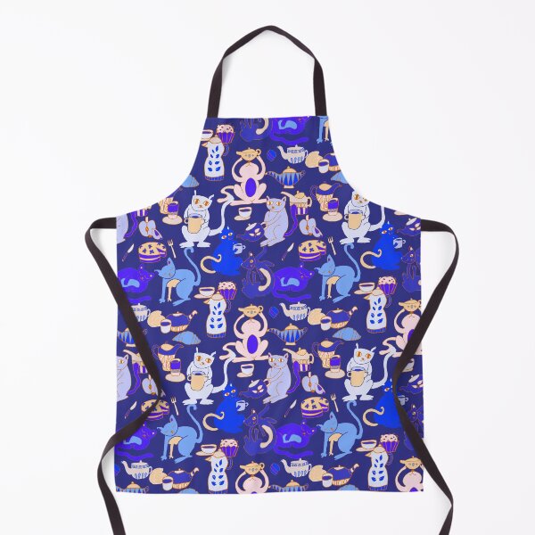Item preview, Cats breakfast tea party designed and sold by Alessandro Remo Mazzoni Remotextiles.