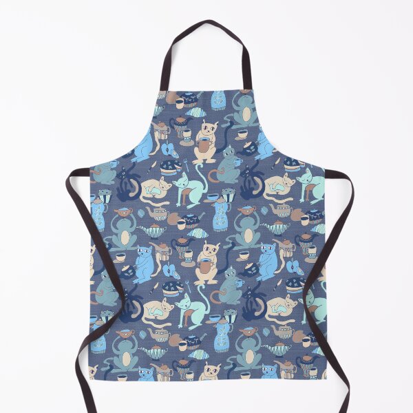 Item preview, Cats breakfast tea party designed and sold by Alessandro Remo Mazzoni Remotextiles.