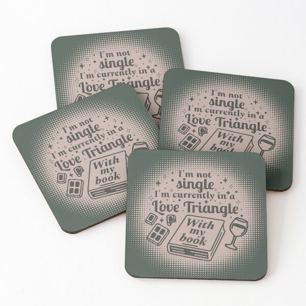 Item preview, Currently In A Love Triangle (With My Book) designed and sold by Nevermore Prints.