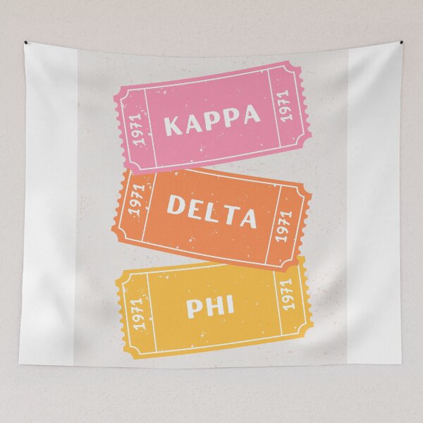 Item preview, Kappa Delta Phi Tickets Graphic designed and sold by k8gracecreates.