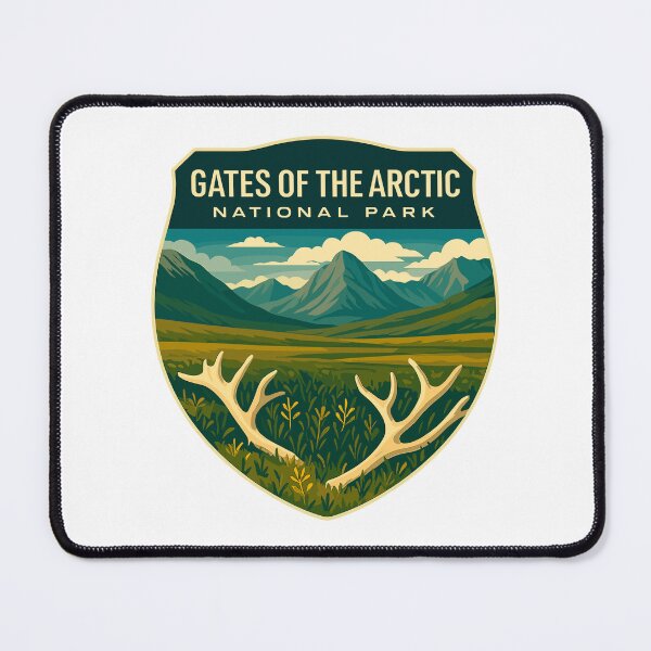 Item preview, Gates of the Arctic National Park Retro Wilderness Sticker designed and sold by Ismeal Von.
