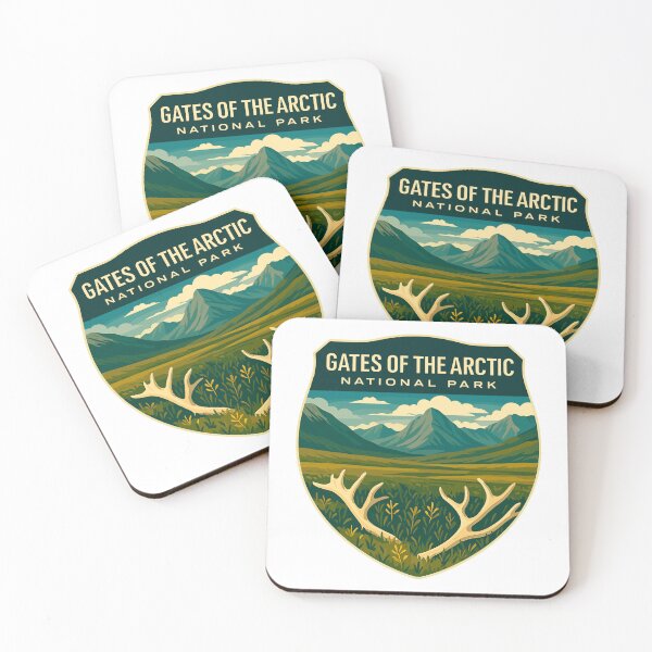Item preview, Gates of the Arctic National Park Retro Wilderness Sticker designed and sold by Ismeal Von.