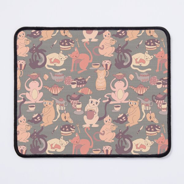 Item preview, Copy of Cats breakfast tea party	 designed and sold by Alessandro Remo Mazzoni Remotextiles.