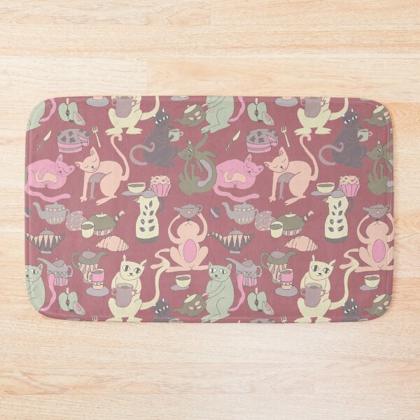Item preview, Copy of Cats breakfast tea party	 designed and sold by Alessandro Remo Mazzoni Remotextiles.