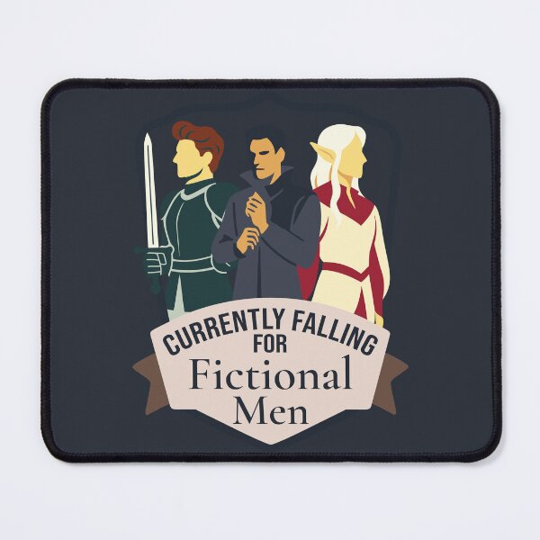 Item preview, Currently Falling for Fictional Men designed and sold by Nevermore Prints.