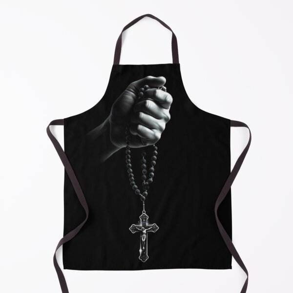 Item preview, Hand Holding Rosary with Cross – Faith Symbol Art designed and sold by BestDetailer.