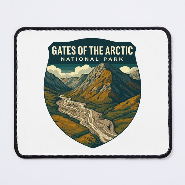 Item preview, Gates of the Arctic National Park Retro Wilderness Sticker designed and sold by Ismeal Von.